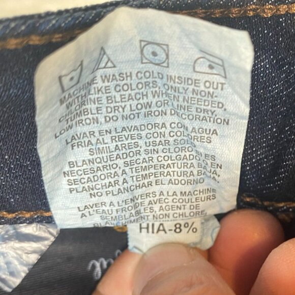 Lee Women Jeans Size 6 Short Regular Fit Straight Leg Mid Rise Blue Denim Casual - Picture 10 of 16